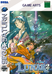 Lunar 2 Eternal Blue JP Sega Saturn JP box art